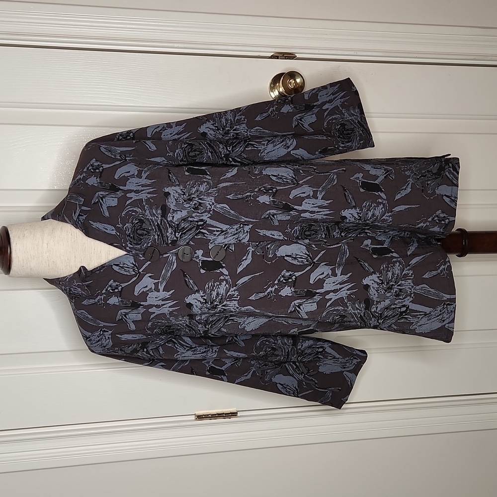Habitat Vintage Floral Tunic Swing Shirt Size XS